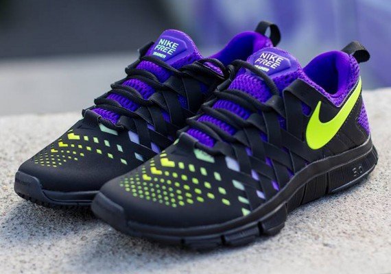 Кроссовки Nike Free Trainer 5.0 NRG [Black Volt Electro Purple].